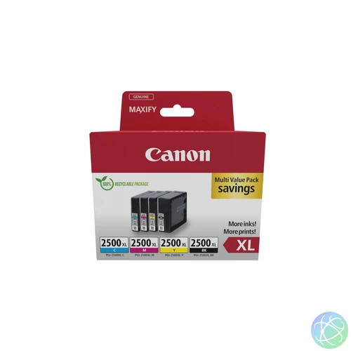 Canon 9254B010 tintapatron 4 db Eredeti Nagy (XL) kapacitású Fekete, Cián, Magenta, Sárga