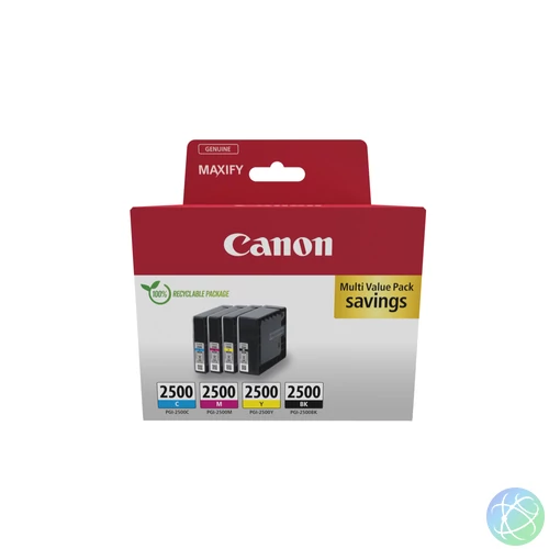 Canon 9290B006 tintapatron 4 db Eredeti Fekete, Cián, Magenta, Sárga
