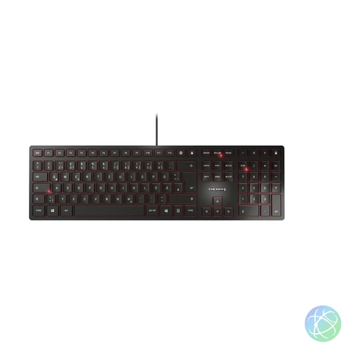 CHERRY KC 6000 SLIM billentyűzet USB Északi Fekete