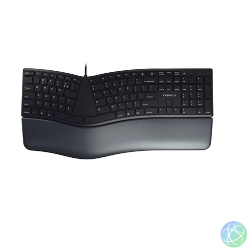 CHERRY KC 4500 ERGO billentyűzet Univerzális USB QWERTY Amerikai angol Fekete