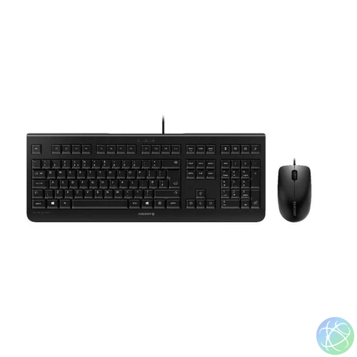 CHERRY DC 2000 billentyűzet Egér mellékelve Univerzális USB QWERTZ Cseh Fekete