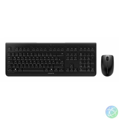 CHERRY DW 3000 billentyűzet Egér mellékelve Otthoni/irodai Vezeték nélküli RF QWERTY Olasz Fekete