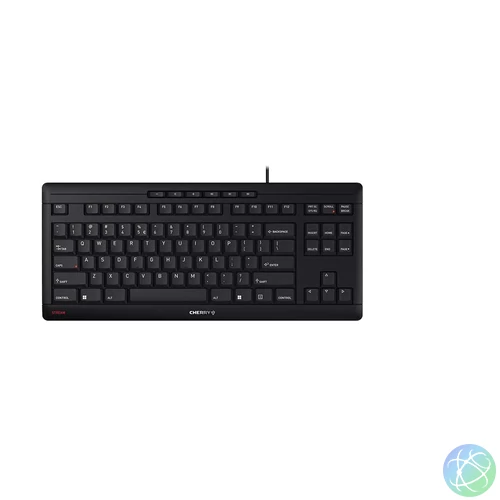 CHERRY STREAM KEYBOARD TKL billentyűzet Univerzális USB QWERTY Angol Fekete