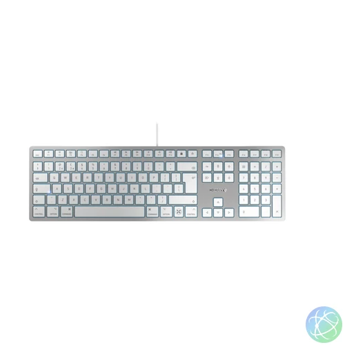 CHERRY KC 6000C FOR MAC billentyűzet Univerzális USB QWERTY Angol Ezüst