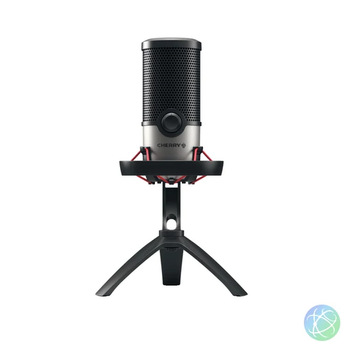 CHERRY UM 6.0 ADVANCED Fekete, Ezüst Asztali mikrofon