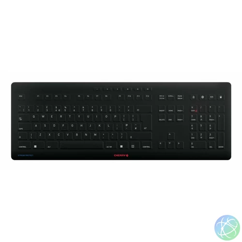 Contour Design JK-8552GB-2 billentyűzet Univerzális Vezeték nélküli RF QWERTY Brit angol Fekete
