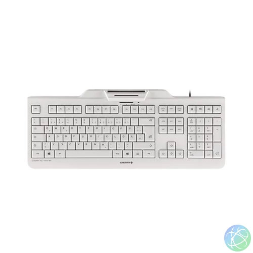 CHERRY KC 1000 SC billentyűzet Irodai USB QWERTY Brit angol Szürke