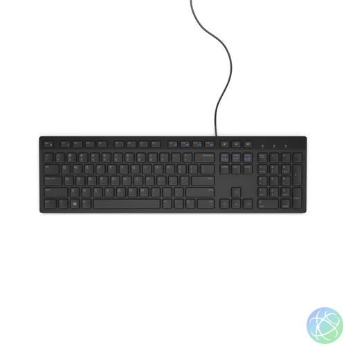 DELL KB216 billentyűzet Univerzális USB QWERTY Nemzetközi amerikai Fekete