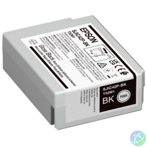 Epson SJIC42P-BK tintapatron 1 db Eredeti Fekete