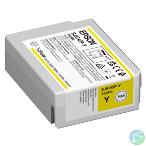 Epson SJIC42P-Y tintapatron 1 db Eredeti Sárga