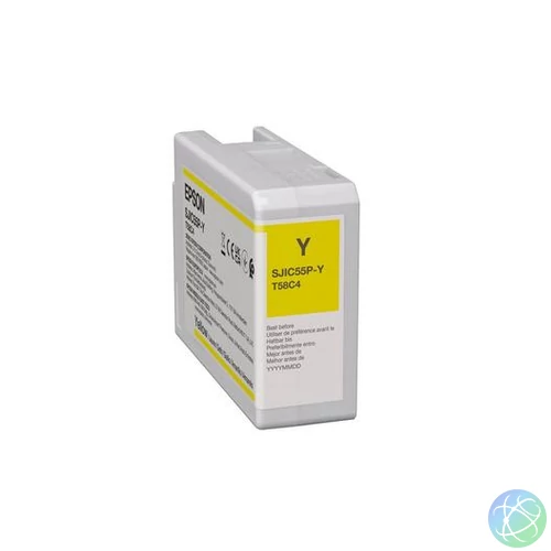 Epson SJIC55(Y) tintapatron 1 db Eredeti Sárga