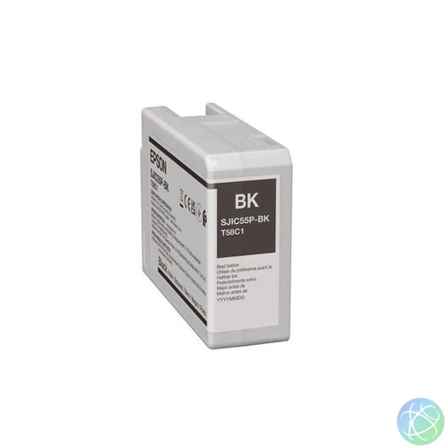 Epson SJIC55(BK) tintapatron 1 db Eredeti Fekete