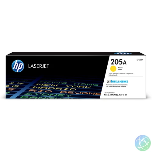 HP LaserJet 205A Yellow Original Toner Cartridge festékkazetta 1 db Eredeti Sárga