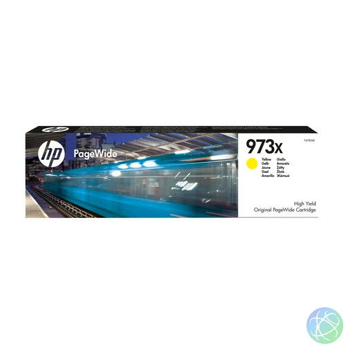 HP 973X nagy kapacitású sárga eredeti PageWide patron