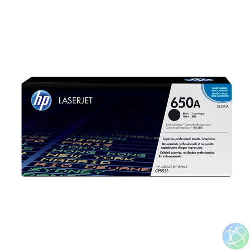 HP 650A fekete eredeti LaserJet tonerkazetta