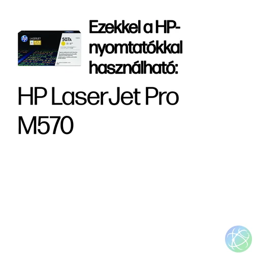 HP 507A sárga eredeti LaserJet tonerkazetta