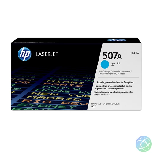 HP 507A ciánkék eredeti LaserJet tonerkazetta