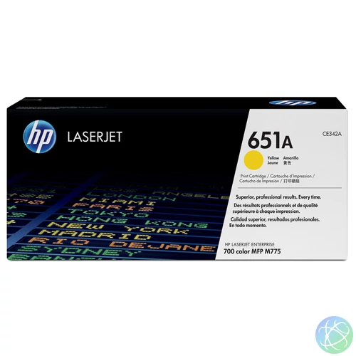 HP 651A sárga eredeti LaserJet tonerkazetta
