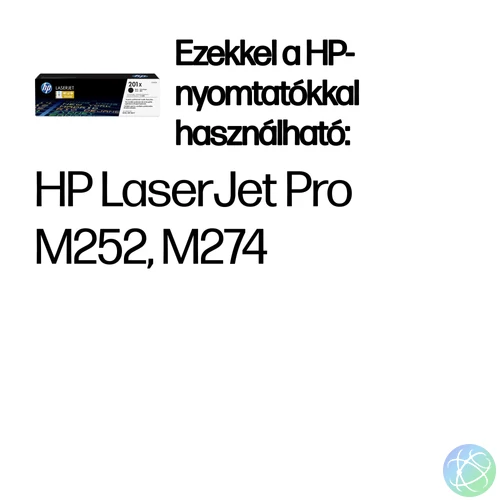 HP 201X nagy kapacitású fekete eredeti LaserJet tonerkazetta