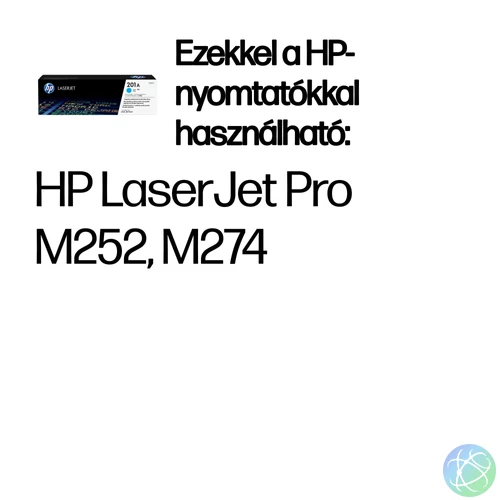 HP 201A ciánkék eredeti LaserJet tonerkazetta