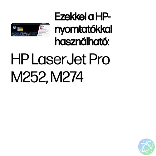 HP 201A bíbor eredeti LaserJet tonerkazetta