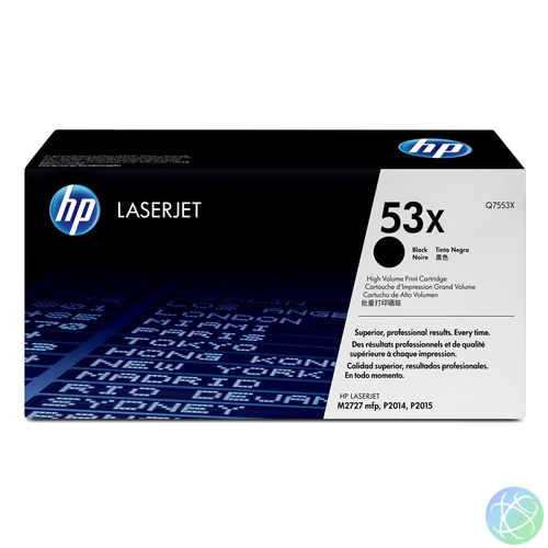 HP 53X nagy kapacitású fekete eredeti LaserJet tonerkazetta