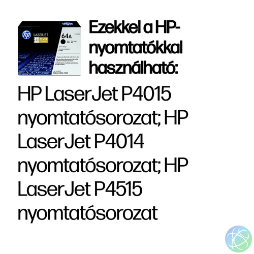 HP 64A fekete eredeti LaserJet tonerkazetta
