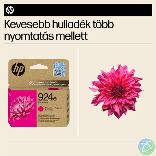 HP 924e EvoMore bíborvörös eredeti tintapatron