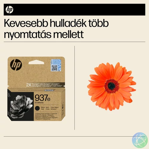 HP 937e EvoMore fekete eredeti tintapatron