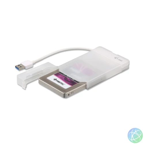 i-tec MYSAFEU314 tárolóegység burkolat HDD/SSD ház Fehér 2.5"