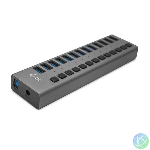 i-tec U3CHARGEHUB13 mobiltelefon töltő Univerzális Szürke Váltakozó áram Beltéri