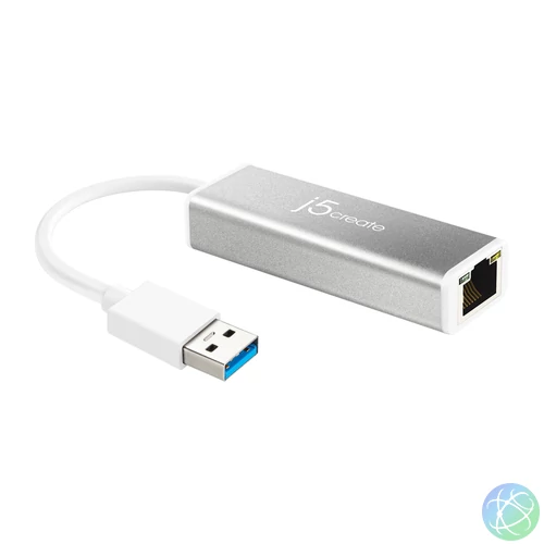 j5create JUE130 Vezetékes USB Ezüst, Fehér