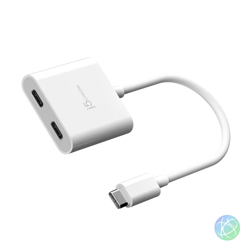 j5create JCA164 0,1 M USB C-típus Fehér