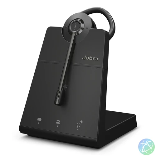 Jabra Engage 45 SE Headset Vezeték nélküli Fülre akasztható, Fejpánt Iroda/telefonos ügyfélközpont Fekete