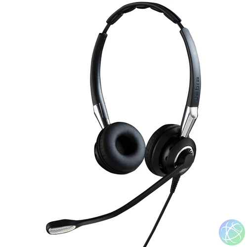 Jabra BIZ 2400 II Headset Vezetékes Fejpánt Iroda/telefonos ügyfélközpont Fekete, Ezüst