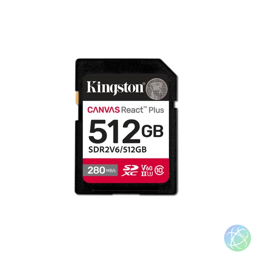 Kingston Technology Canvas React Plus 512 GB SDXC UHS-II Class 10