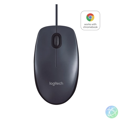 Logitech B100 optical USB mouse black