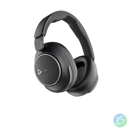 HP Poly Voyager Surround 80 UC USB-C headset Microsoft Teams-tanúsítvánnyal + USB-C–USB-A-adapter