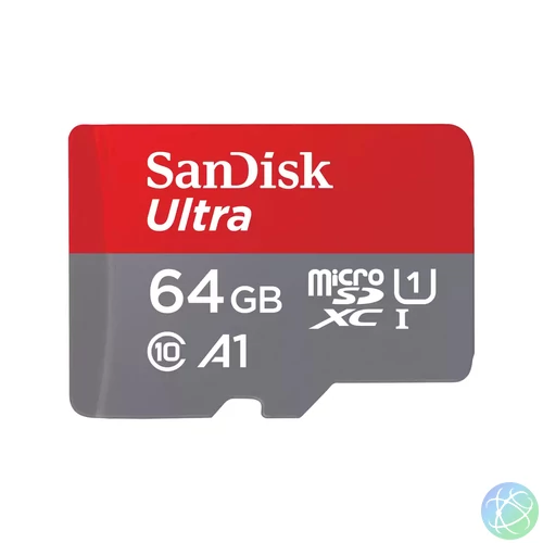 SANDISK ULTRA MICROSDXC 64GB + SD ADAPTER 140MB/S A1 CLASS 10