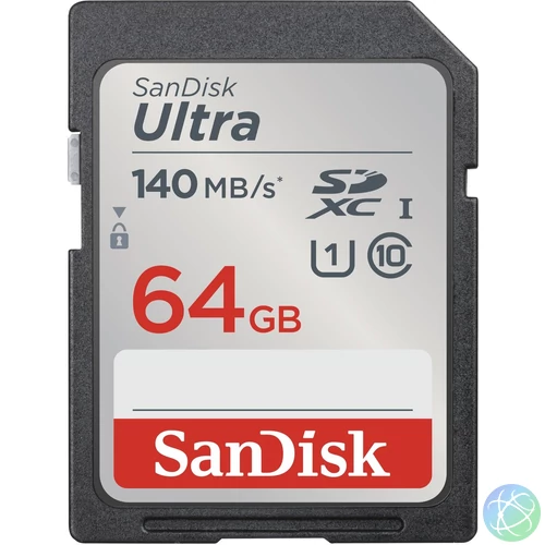 SANDISK ULTRA 64GB SDXC MEMORY CARD 140MB/S
