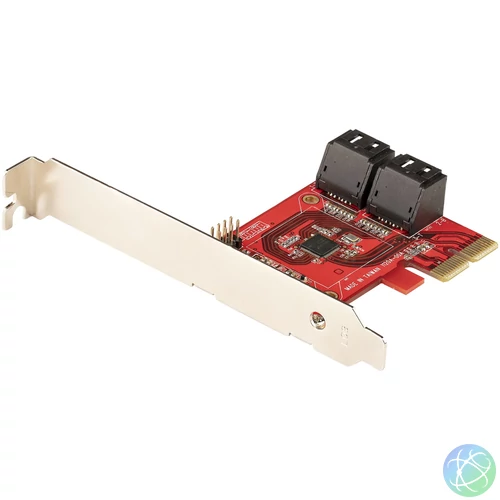StarTech.com 4P6G-PCIE-SATA-CARD csatlakozókártya/illesztő Belső