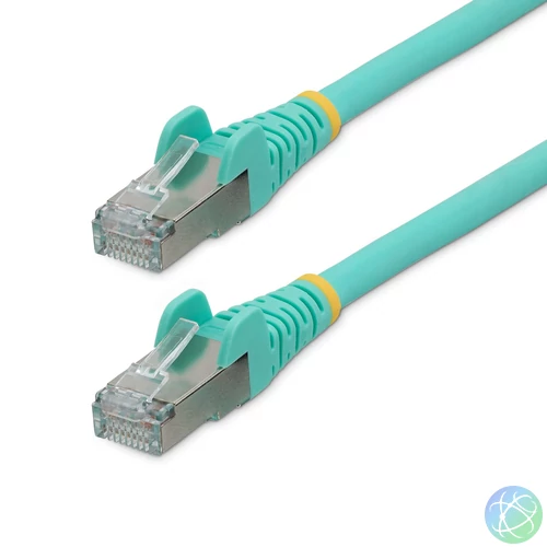 StarTech.com NLAQ-1M-CAT6A-PATCH hálózati kábel Türkizkék S/FTP (S-STP)