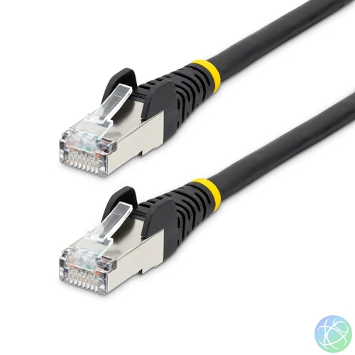 StarTech.com NLBK-1M-CAT6A-PATCH hálózati kábel Fekete S/FTP (S-STP)