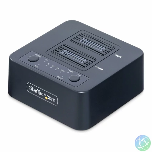 StarTech.com M2-HDD-DUPLICATOR-N1 duplikátor HDD/SSD másoló Fekete 1 másolatok