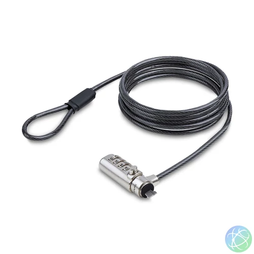 StarTech.com SSTDC4D-LAPTOP-LOCK kábelzár Fekete, Ezüst 2 M