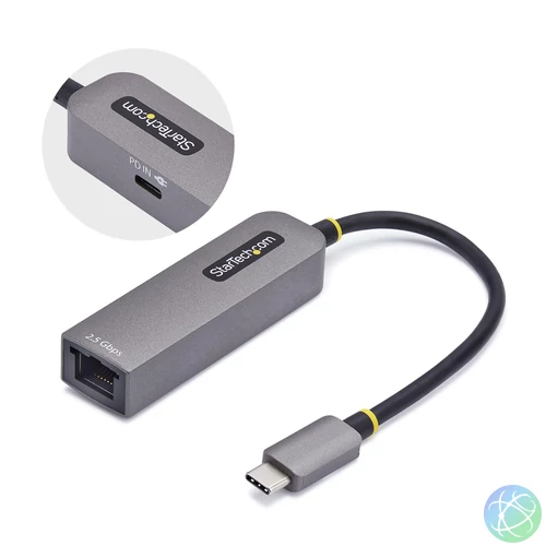 StarTech.com 2GPD3-USB-C-ETHERNET hálózati kártya 5000 Mbit/s