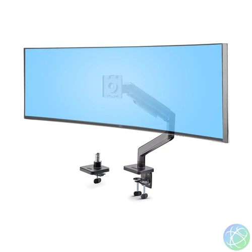StarTech.com H1M1AG1-MONITOR-ARM asztali TV konzol 124,5 cm (49") Fekete