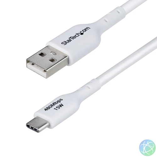 StarTech.com USB2AC3MNCWHE USB kábel USB 2.0 3 M USB A USB C Fehér