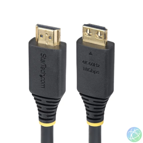 StarTech.com HDMI2-CABLE-GRIP-3F HDMI kábel 0,9 M HDMI A-típus (Standard) Fekete