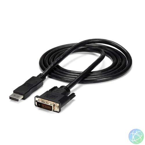 StarTech.com DP2DVIMM6 video átalakító kábel 1,8 M DisplayPort DVI-D Fekete